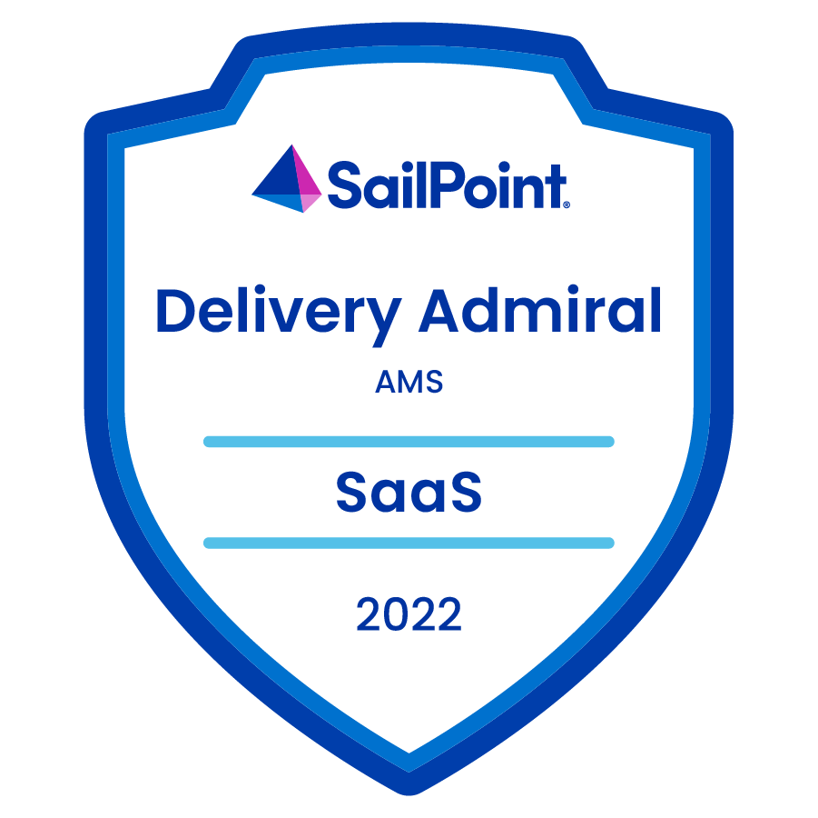 2022 SailPoint Delivery Admiral SaaS Badge PNG